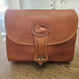 Dooney & Bourke Essex AWL Bag – Saddle Tan – Made in USA (Vintage)